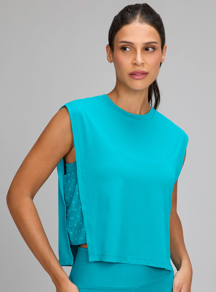 Wide Tank with Side Mesh