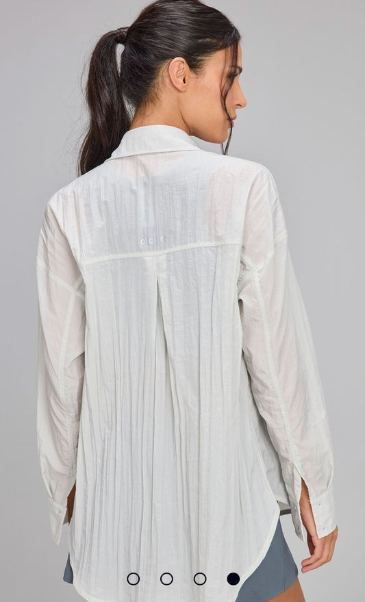 Textured oversized shirt