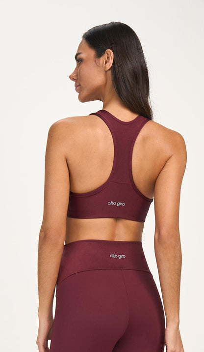 Shine top with racer back