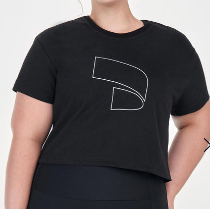 Cropped T-shirt plus symbol