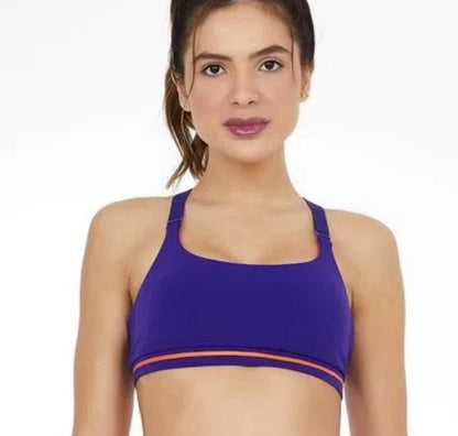 High-Support Sports Bra with Adjustable Closure