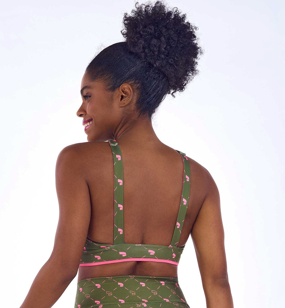 Double-sided cross strap top