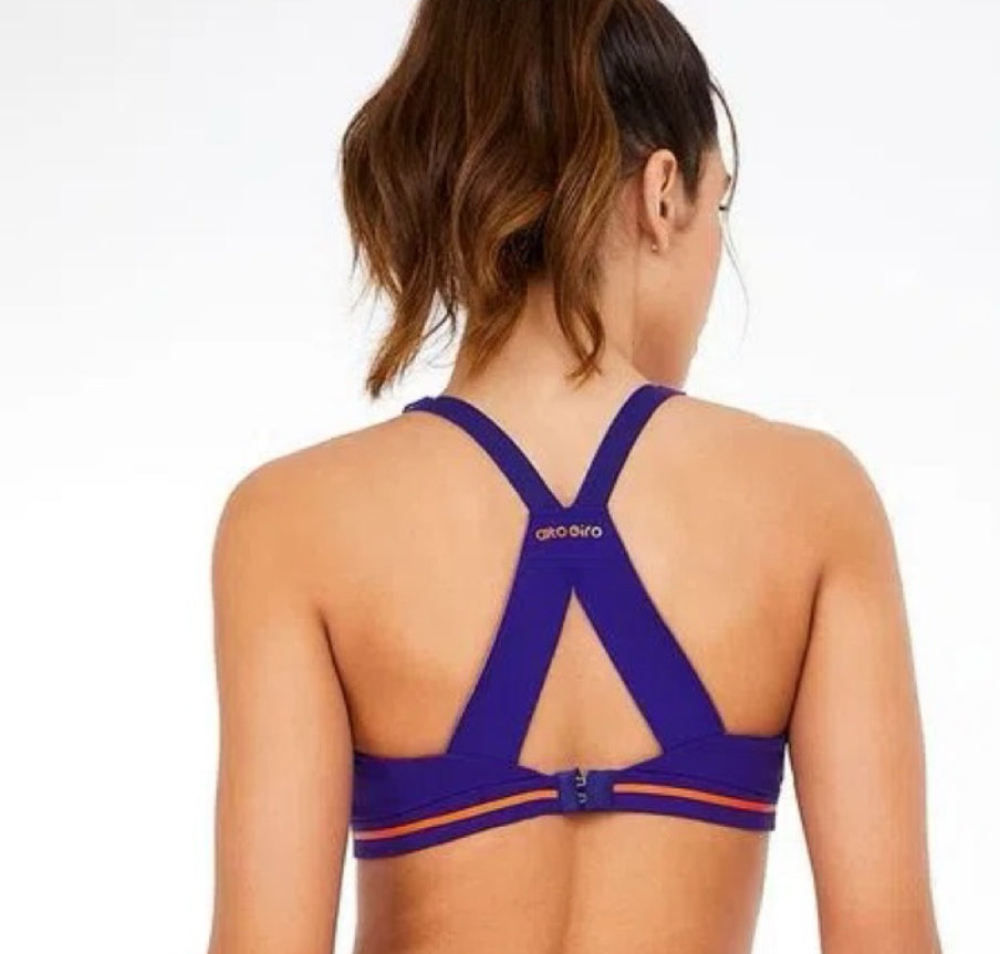 High-Support Sports Bra with Adjustable Closure