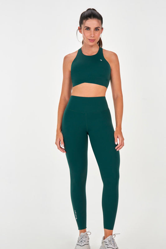 High-waisted leggings with fusion
